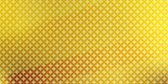 Cloisonne pattern pattern.　Gold gradient background illustration.