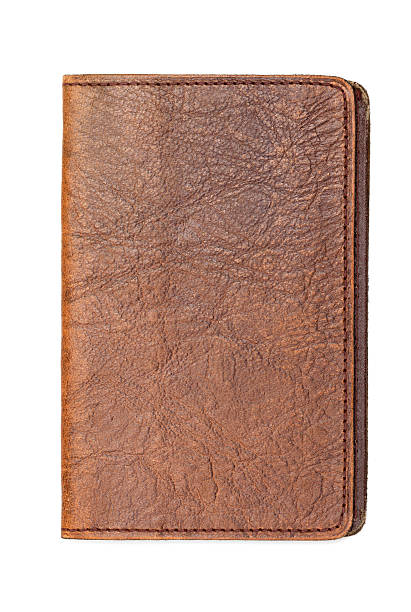 leather book, 일기가 노트북의 커버 - note pad leather diary book 뉴스 사진 이미지