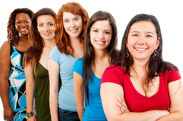 istock Multi-Ethnic Group of Casual Young Women 154955371