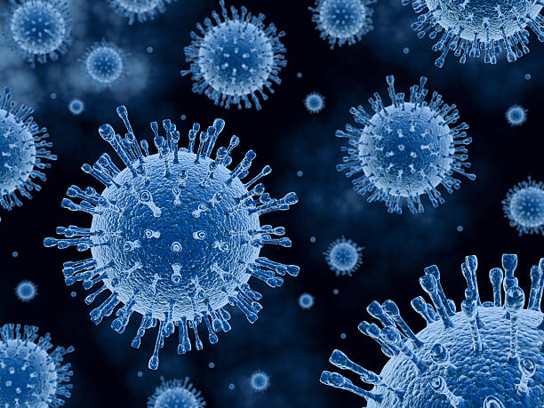 Virus Virus, 3D render flu virus stock pictures, royalty-free photos & images