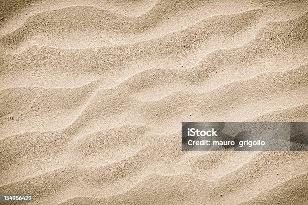 Texture Waves Of Sand Stock Photo - Download Image Now - Full Frame, Sand, Textured