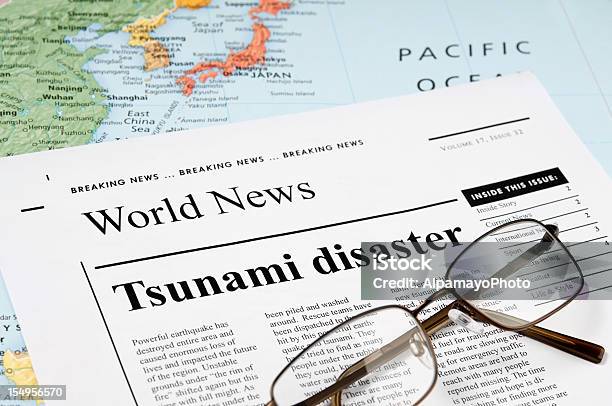 Tsunami Disaster News Iii Stock Photo - Download Image Now - Tsunami, 2004 Indian Ocean Earthquake and Tsunami, Accidents and Disasters