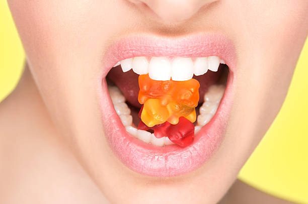 Sweet candy.  gummi bears photos stock pictures, royalty-free photos & images