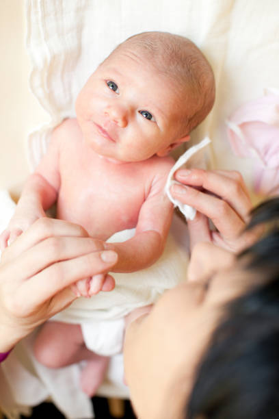 istock Newborn babygirl 154957043