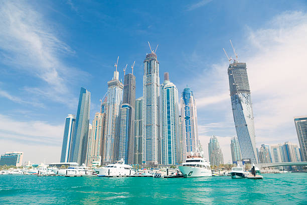 the skyline of Dubai, UAEthe skyline of Dubai, UAE