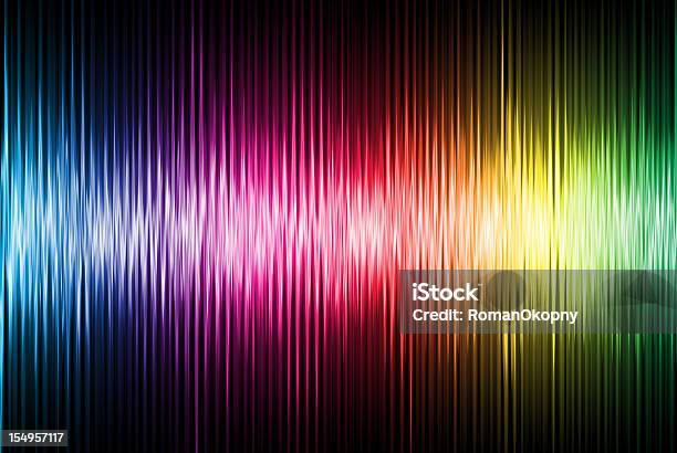 Espectro Ola Foto de stock y más banco de imágenes de Abstracto - Abstracto, Arco iris, Arte y artesanía