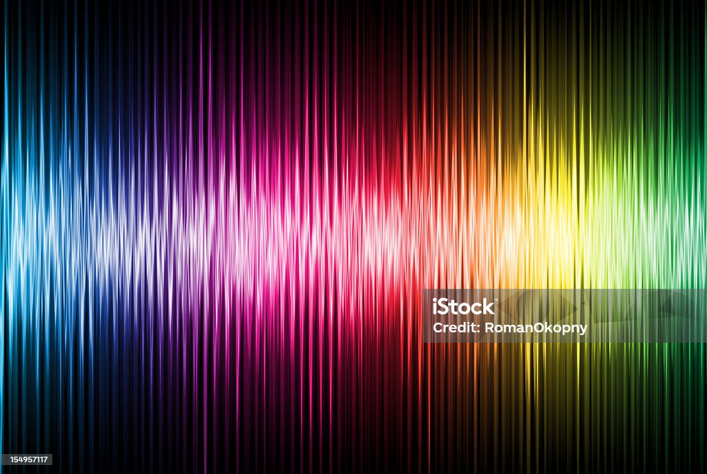 Onda do espectro. - Royalty-free Abstrato Foto de stock