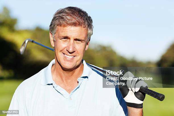 Smart Golfista Sorridente - Fotografias de stock e mais imagens de 50 Anos - 50 Anos, Adulto, Adulto maduro
