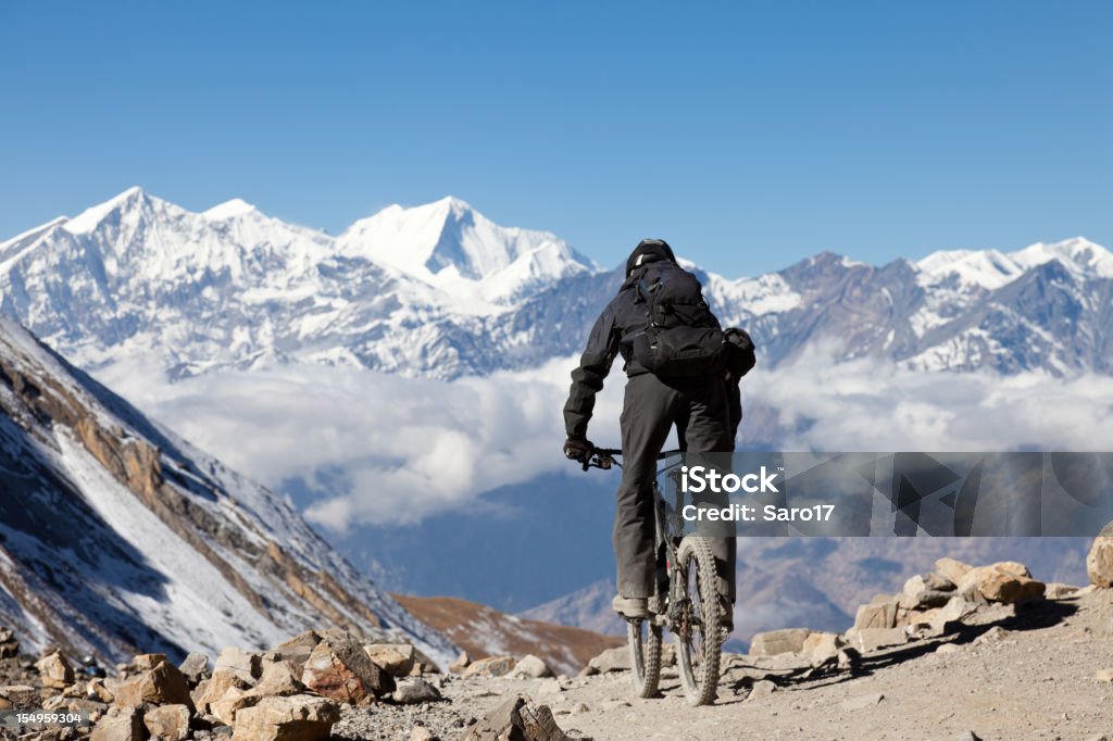 VTT au-dessus des nuages, Népal - Photo de Activité libre de droits