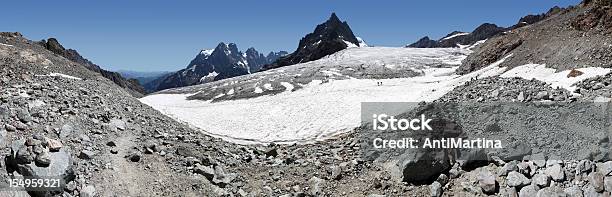 Panorama Of Glacier Blanc And Barre Des Écrins Stock Photo - Download Image Now - Ecrin National Park, Color Image, European Alps