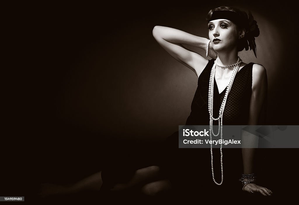 Femme rétro - Photo de 1930-1939 libre de droits
