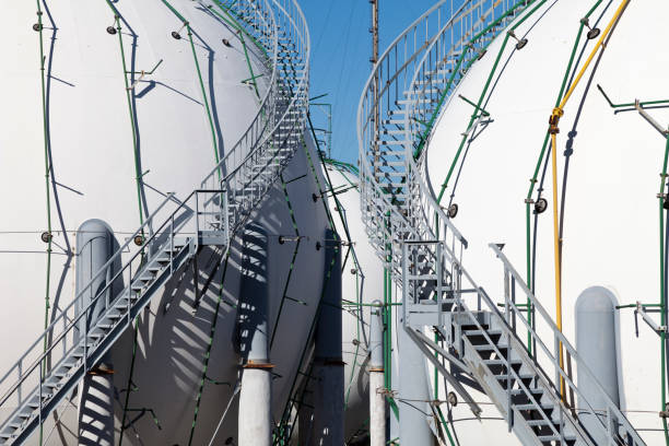 istock Gas holders closeup 154959674