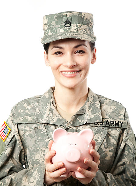 istock Female American Soldier 154959745