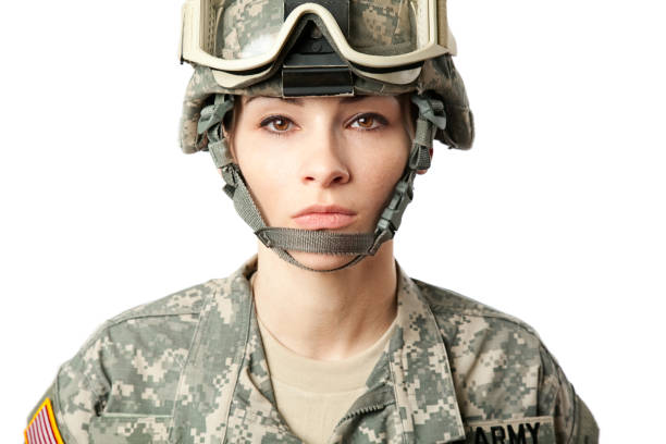 istock Female American Soldier 154959750