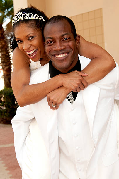 istock Happy Bride & Groom 154960233
