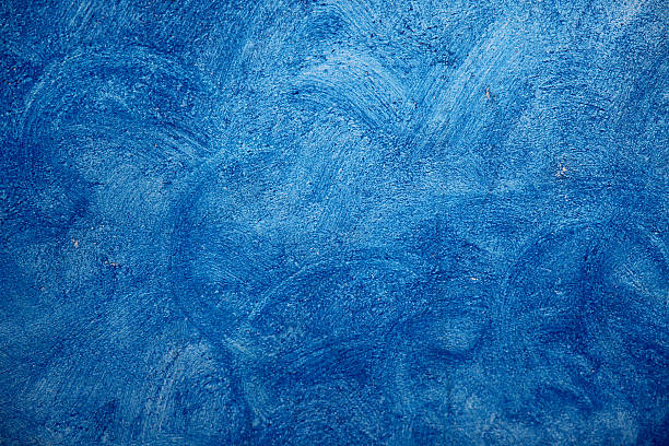 fundo azul - paint stroke wall textured - fotografias e filmes do acervo