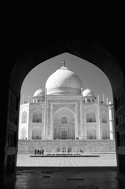 istock Taj Mahal in Agra, India 154960477