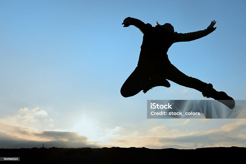 Frau springen - Lizenzfrei Aktivitäten und Sport Stock-Foto