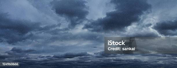 Rain And Dramatic Sky Stock Photo - Download Image Now - Rain, Sky, Overcast