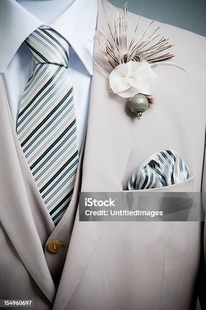 Elegante Herrenanzug Stockfoto und mehr Bilder von Anzug - Anzug, Blume im Knopfloch, Elegante Kleidung