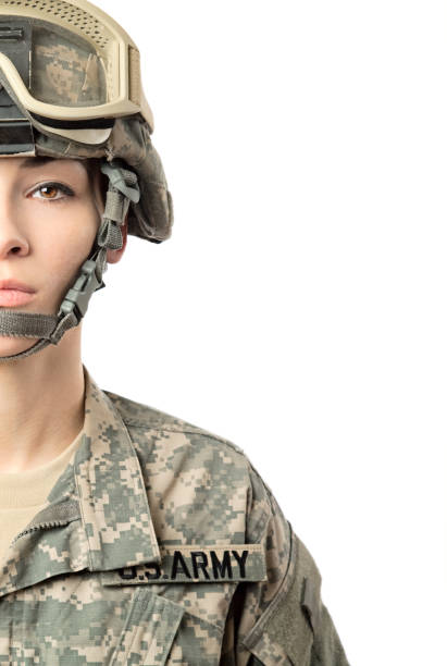 istock Female American Soldier 154960843