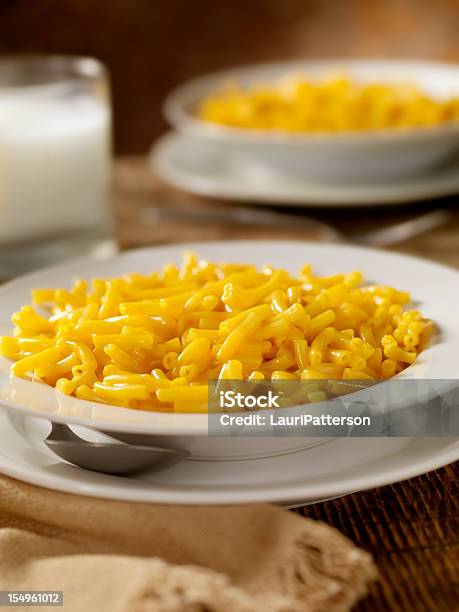 Macaroni And Cheese Stock Photo - Download Image Now - Macaroni and Cheese, Bowl, American Culture