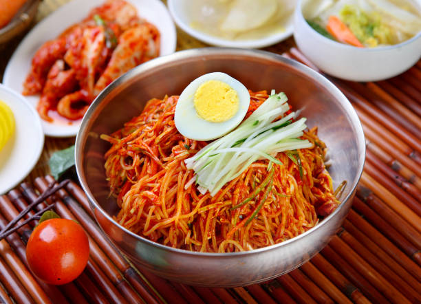 JJolmyeon  banchan stock pictures, royalty-free photos & images