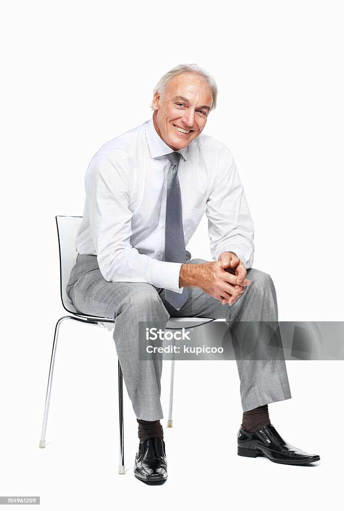 Homem de negócios, relaxante na cadeira - Foto de stock de Cadeira royalty-free