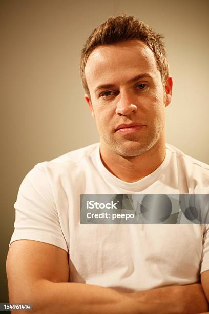 Man With Folded Arms Stock Photo - Download Image Now - 30-39 Years, Adult, Adults Only