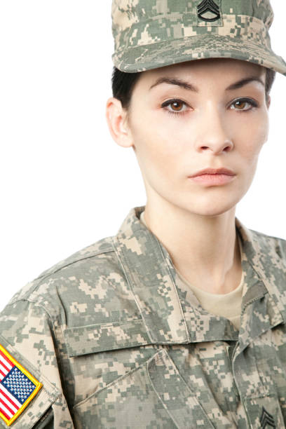 istock Female American Soldier 154961563