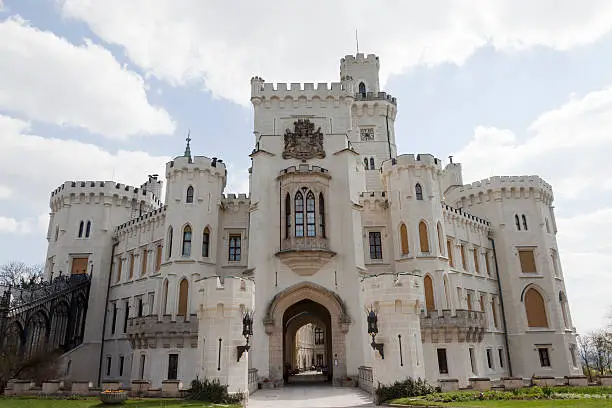 Castle in Hluboka nad Vltavou, Czech Republic