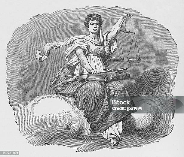 19 Ème Siècle Illustration De Justice Vecteurs libres de droits et plus d'images vectorielles de Justice - Concept - Justice - Concept, Illustration, Balance