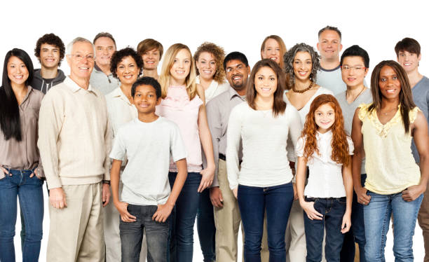 istock Diverse Group of People Showing Community 154962036