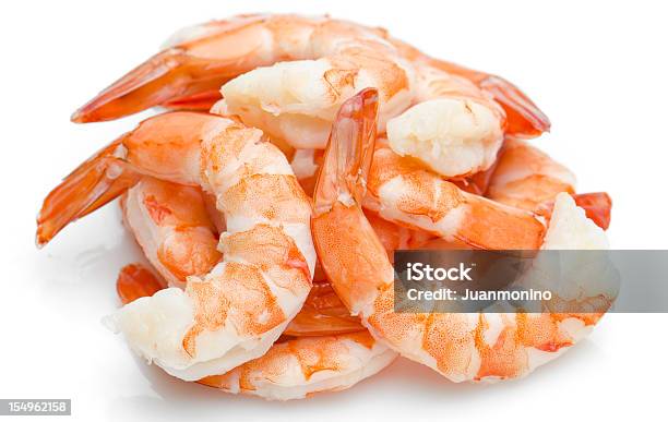 Haufen Von Garnelen Stockfoto und mehr Bilder von Shrimp - Meeresfrucht - Shrimp - Meeresfrucht, Garnele - Meeresfrucht, Weißer Hintergrund