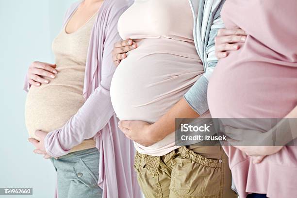 Pregnant Bellies Stock Photo - Download Image Now - Pregnant, Women, Only Women