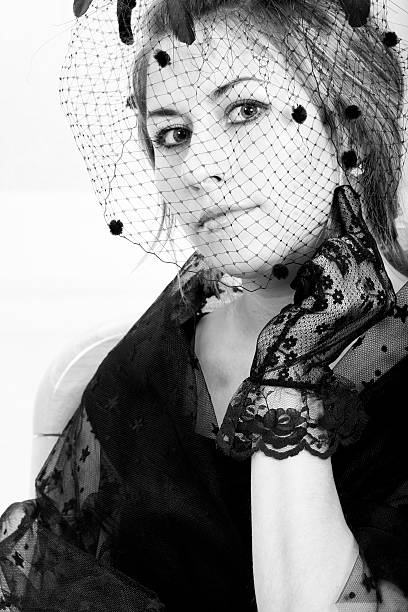 istock nostalgic fashion - black and white 154963007