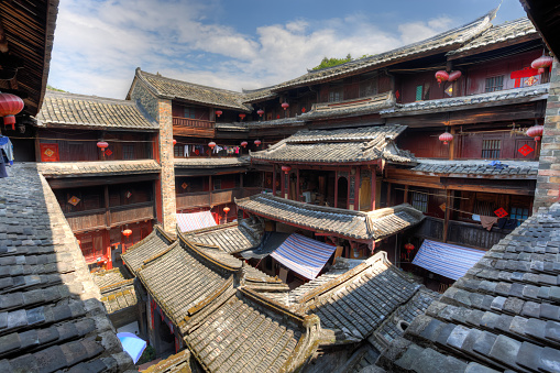 The Fujian Tulou (or Earth Houses) are traditional housing in Hakka Villages in Fujian Province of China.

Here is the Kuijulou in Hongkeng village with Chinese writings on the doors for good fortune and Chinese New Year wishes

The Tulous have been classified in 2008 as World Heritage by the UNESCO.


[url=http://www.istockphoto.com/search/lightbox/12058248#1950594e][img]https://dl.dropbox.com/u/61342260/istock%20Lightboxes/Shanghai.jpg[/img][/url]

[url=http://www.istockphoto.com/file_search.php?action=file&lightboxID=6668404&refnum=fototrav][img]https://dl.dropbox.com/u/61342260/istock%20Lightboxes/p505501680.jpg[/img][/url]

[url=http://www.istockphoto.com/search/lightbox/12650990#a7d4d9b][img]https://dl.dropbox.com/u/61342260/istock%20Lightboxes/Skyline.jpg[/img][/url]

[url=http://www.istockphoto.com/search/lightbox/7990705/?refnum=fototrav#1609603d][img]http://bit.ly/13poUtx[/img][/url]

[url=http://www.istockphoto.com/search/lightbox/7294633/?refnum=fototrav#b7fe73b][img]https://dl.dropbox.com/u/61342260/istock%20Lightboxes/Night2.jpg[/img][/url]