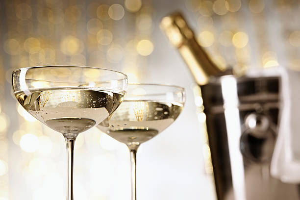 Dwie szklanki szampana – zdjęcie