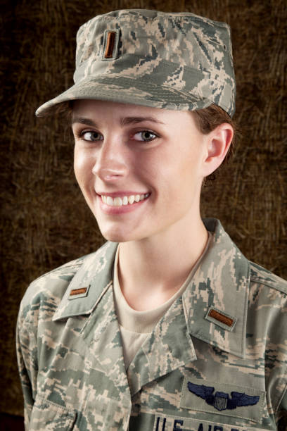 istock US Air Force Series: American Airwoman Smiling 154963215