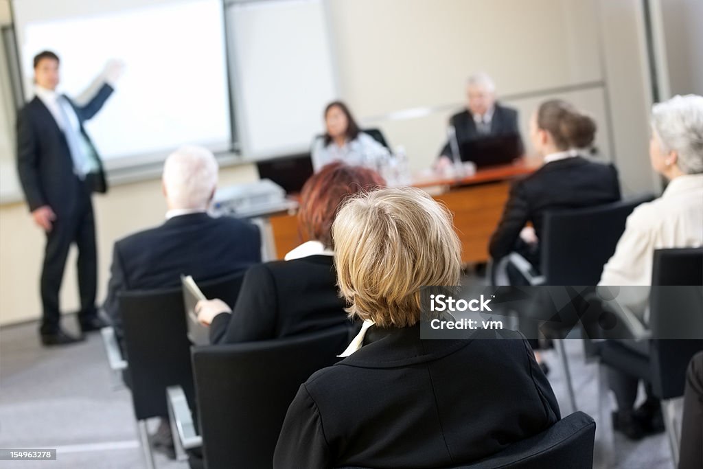 Seminario di lavoro - Foto stock royalty-free di Adulto