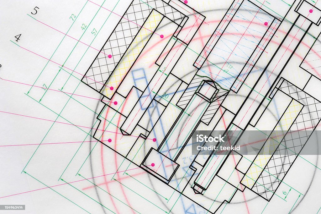 Design imprimé en contour Machine administrative Document - Photo de Abstrait libre de droits