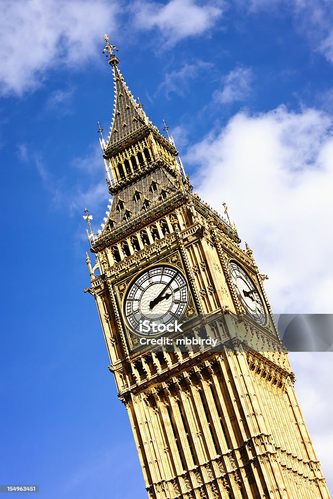 Big Ben en Londres, Inglaterra - Foto de stock de Aguja - Chapitel libre de derechos