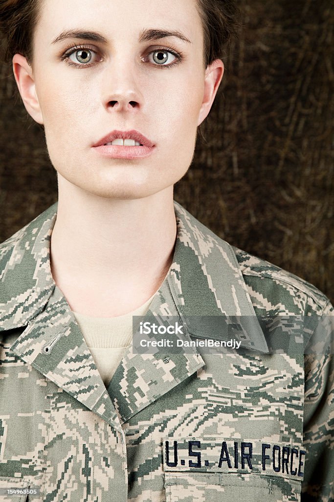 US Air Force Series: American Airwoman - Photo de Adulte libre de droits