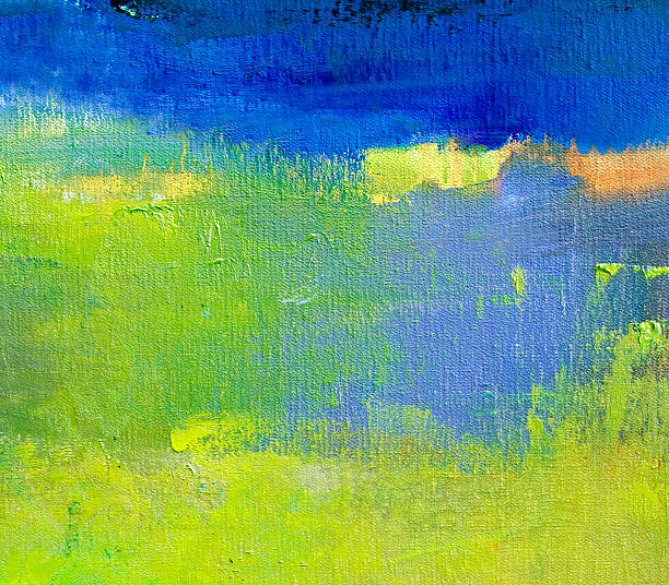 istock Abstract painted green art backgrounds. 154963709