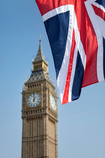 istock Big Ben and Union Jack Flag (XXXL) 154963903