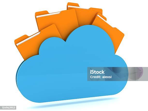 File Su Cloud Computing - Fotografie stock e altre immagini di Applicazione mobile - Applicazione mobile, Archiviare documenti, Attrezzatura informatica