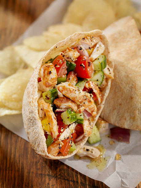 istock Pita Pockets with Grilled Chicken 154964038