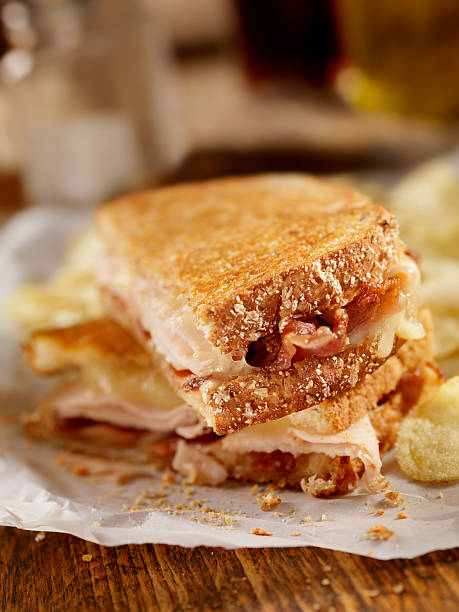 istock Grilled Turkey, Bacon and Swiss Sandwich 154964063