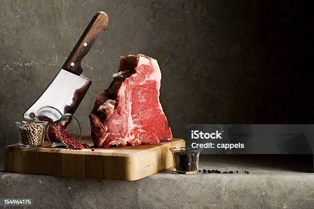 Florentine Tbone Steakcolor Image Stock Photo - Download Image Now - Meat, T-bone Steak, Raw Food