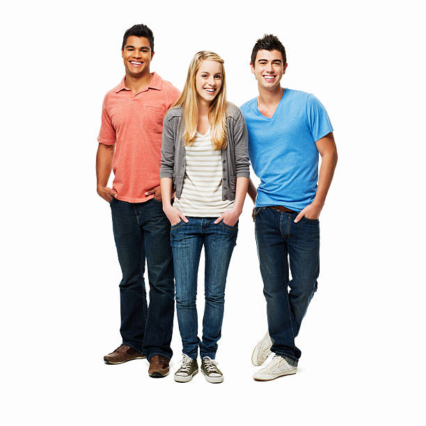 istock Casual Young Adults - Isolated 154966214
